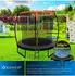 Kesser Gartentrampolin Kinder bis 150kg, Komplettset mit Sicherheitsnetz & Leiter