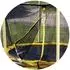 Chipolino Kindertrampolin Sporty 140cm mit Basketballkorb, Leiter & Federabdeckung, gelb