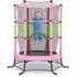 Songmics Kindertrampolin 174cm mit Sicherheitsnetz, pink