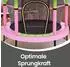 Songmics Kindertrampolin 174cm mit Sicherheitsnetz, pink
