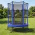Songmics Kindertrampolin 174cm mit Sicherheitsnetz, blau