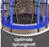 Songmics Kindertrampolin 174cm mit Sicherheitsnetz, blau