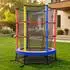 Songmics Kindertrampolin 174cm mit Sicherheitsnetz, für innen und außen
