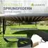 Juskys SkyBounce L Gartentrampolin Ø 366cm mit Sicherheitsnetz & Leiter
