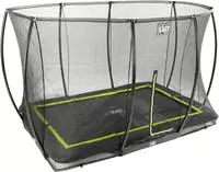 EXIT Gartentrampolin "Silhouette Ground" mit Sicherheitsnetz