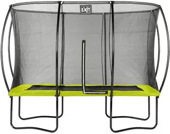 Exit Toys Trampolin Silhouette 214x305 cm mit Sicherheitsnetz grün