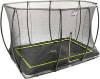 Exit Toys - Exit Silhouette Bodentrampolin 244x366cm Mit Sicherheitsnetz - Schwarz