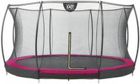 EXIT Gartentrampolin "Silhouette Ground" &Oslash; 366 cm mit Sicherheitsnetz