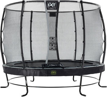 exit-toys-trampolin-elegant-premium-305-cm-mit-sicherheitsnetz-deluxe-schwarz