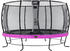 Exit Toys Trampolin Elegant Premium 427 cm mit Deluxe Sicherheitsnetz lila
