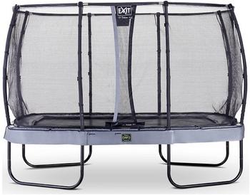 Exit Toys Trampolin Elegant Premium 214x366 cm mit Deluxe Sicherheitsnetz grau