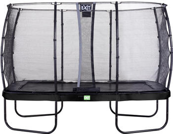 Exit Toys Trampolin Elegant 214x366 cm mit Sicherheitsnetz schwarz