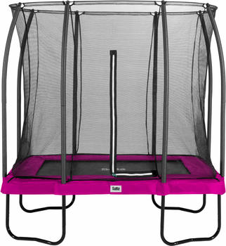 Salta Trampolin Comfort Edition 153x214 cm mit sicherheitsnetz pink