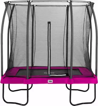 Salta Trampolin Comfort Edition 153x214 cm mit sicherheitsnetz pink