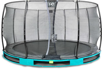 Exit Toys Trampolin Elegant Inground 427 cm mit Economy Sicherheitsnetz blau