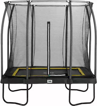 Salta Trampolin Comfort Edition 153x214 cm mit sicherheitsnetz schwarz
