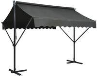 vidaXL Freistehende Markise 300x300 cm Anthrazit
