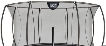Exit Toys Black Edition Bodentrampolin 366 cm mit Sicherheitsnetz schwarz