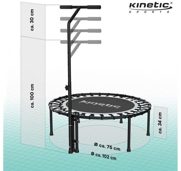 Kinetic Sports Fitness Trampolin TPLE40 free