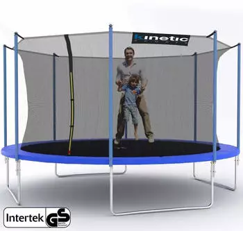 Kinetic Sports Gartentrampolin (TPLH14.BLAU) blau