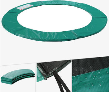Arebos Trampolin Randabdeckung 427-430 cm grün