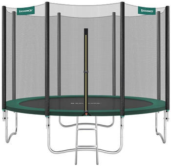 Songmics Gartentrampolin schwarz/grün 366cm