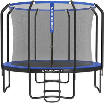 Songmics Gartentrampolin mit Sicherheitsnetz und Leiter 366cm