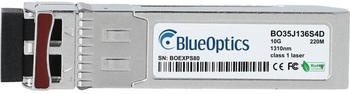 BlueOptics Allnet ALL4760 kompatibler SFP+ BO35J136S4D Transceiver Silber