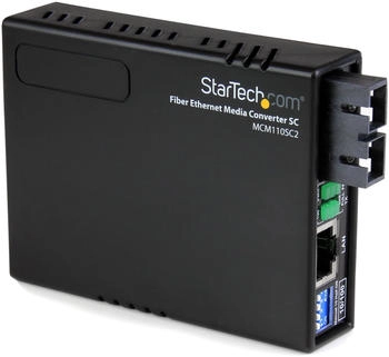 StarTech 10/100 Mbit/s Ethernet LWL / Glasfaser Multimode Medienkonverter SC 2km