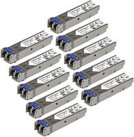Gigabit Fiber SFP Transceiver Module - HP J4859C Compatible - SM/MM LC with DDM...
