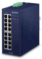 Planet IP30 Industrial 16-Port 10/100/1000T Gigabit Ethernet, IGS-1600T...
