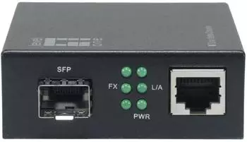 Level One GVM-2000 Smart Gigabit Medienkonverter RJ45 zu SFP, 1Gbps (GVM-2000)