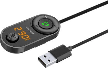 COFI1453 COFI 1453 Kabelloser FM-Transmitter + Musikplayer Mikrofone LED Display KFZ-Transmitter (FM11)