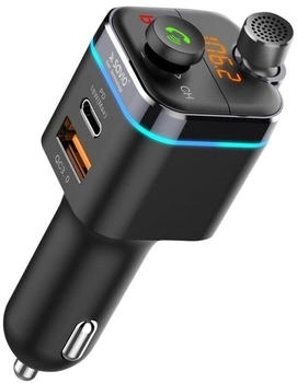 Savio TR-12 - Bluetooth hands-free car kit / FM transmitter / charger for mobile phone