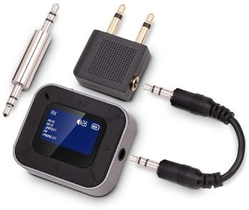 Auvisio 2in1-Audio-Transmitter- und Receiver mit Bluetooth 5.3 und Display (ZX5739-944)