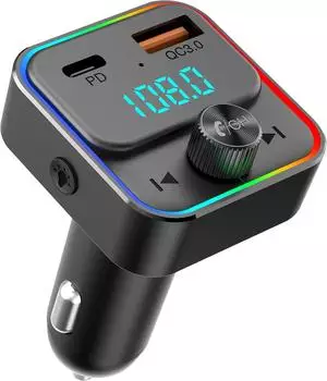 Telestar FM-T2 FM-Transmitter (Bluetooth 5.3 Freisprechfunktion) - Schwarz (5700002)