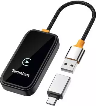 TechniSat Technicast 100 Wireless CarPlay- und Android Auto Adapter (76-5307-00)