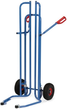 Fetra Reifenkarre mit Spreizaufnahmen 575mm Schaufeltiefe mit Luft-Bereifung und Anlaufrollen (2033A)