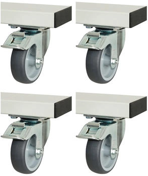 Rau RAU Rollensatz f&uuml;r Serie adlatus 300+600 4 Lenkrollen