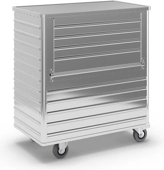 Gmöhling Gmöhling Aluminium Kastenwagen absenkbare Längswand 1250 x 645 x 800 Deckel