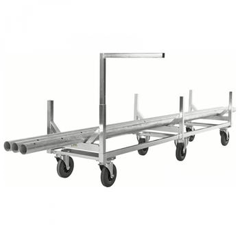Kongamek Kongamek Langgutwagen 2800x608x700mm mit 800kg Tragkraft und Gummibereifung ohne Bremse