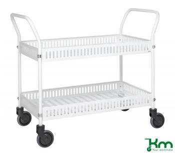Kongamek Kongamek Transportwagen 250 kg 2 Etagen 1130 x 550 x 940 mm L/B/H Tischwagen Rollwagen