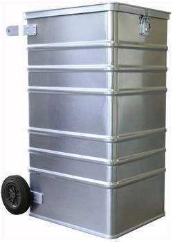 Gmöhling Gmöhling Entsorgungsbehälter D 1009 S Volumen 240l Aluminium
