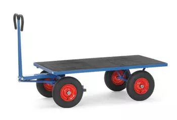 Fetra Handpritschenwagen mit Luft-Bereifung 1600 x 900 mm Tragkraft 1000 kg (6405L)