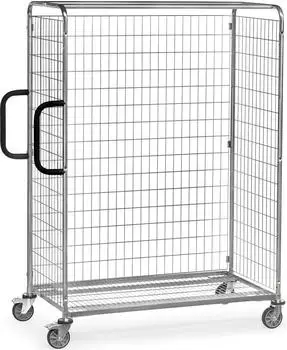 Fetra R&uuml;ckwand f&uuml;r Kommissionierwagen, verzinkt, 850 x 1225 mm (28RW11)