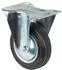 BS Rollen Transportgeräterolle Bockrolle Vollgummi schwarz 100 mm (L410.B55.101)
