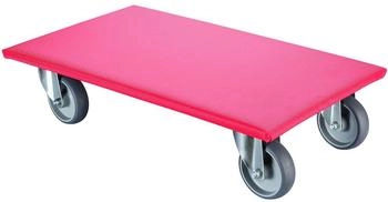 BS Rollen Allzweckroller/Transportroller/Möbelroller 350 x 600 mm, Rad-Ø 100 mm, Tragkraft 330 kg, thermoplastisch (A.-ROLLER.850)