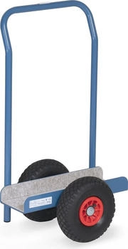 Fetra Plattenroller mit Bügel, U-Profil, Luft-Bereifung (4176)