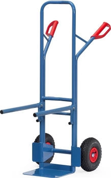 Fetra Stuhlkarre aus Stahl mit Luft-Bereifung Schaufel 320 x 250 mm Tragkraft 300kg (B1345L)