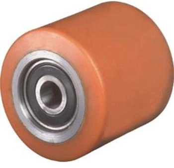 BS Rollen Gabelrolle 82mm mit Kugellager Guss-Polyurethan/Stahl rot (C40.82.20A)